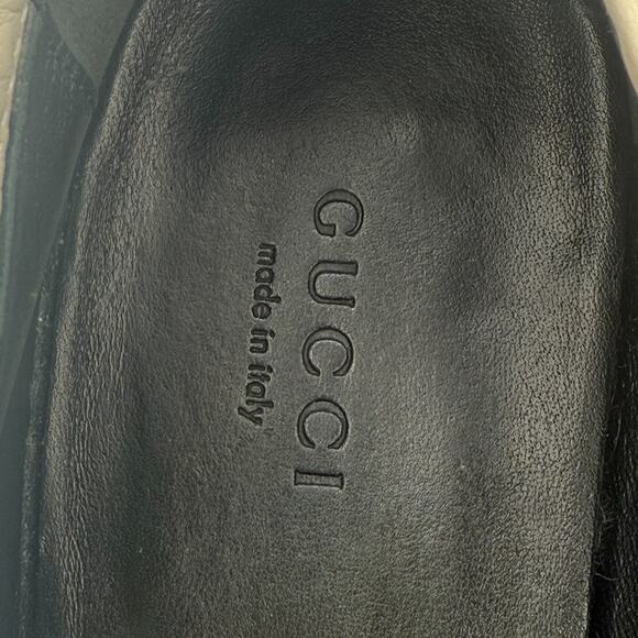 Gucci Jordaan Horsebit Buckle Loafer Cream Multicolor Floral Canvas EU 37 US 7 - Picture 4 of 16